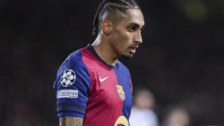 Raphinha, en un partido del FC Barcelona