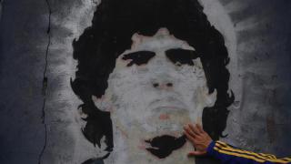 Mural de Diego Armando Maradona