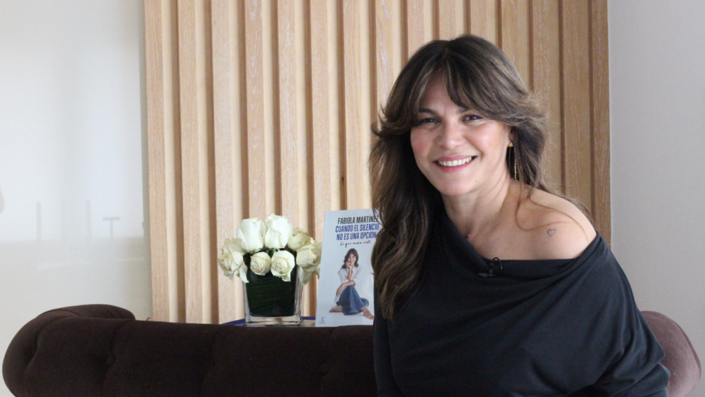 Fabiola Martínez ha hablado de su libro, 'Cuando el silencio no es una opción'.