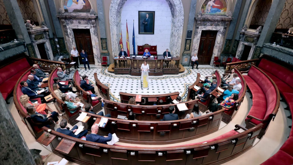 Hemiciclo del Ayuntamiento de Valencia. EE