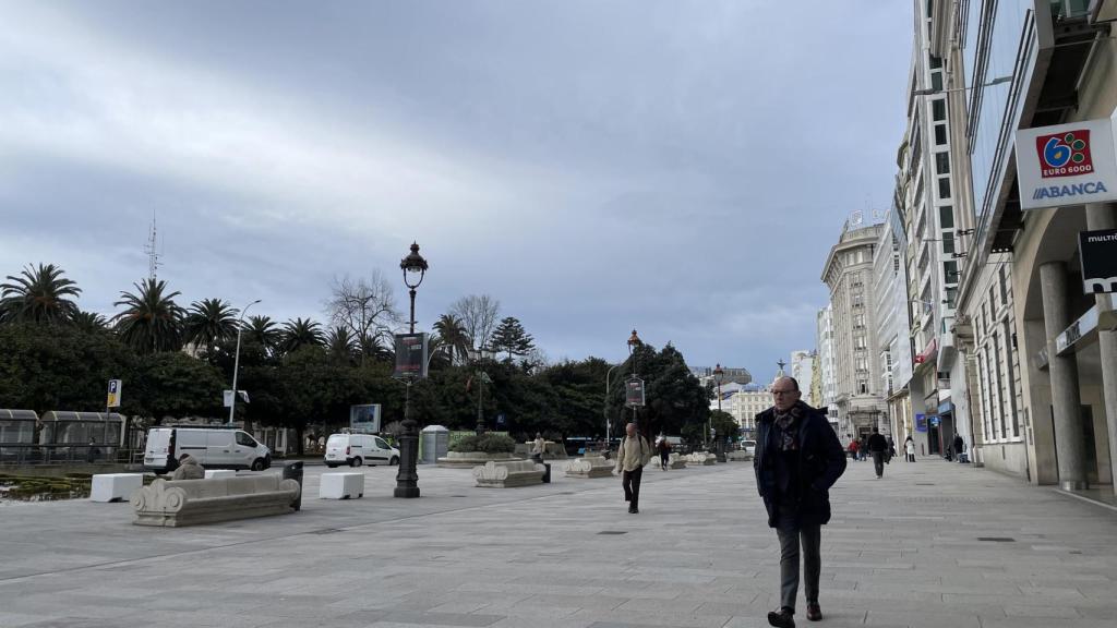 Cielos nublados en A Coruña.