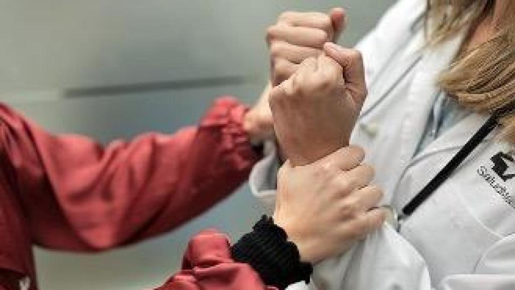 Escenificación de agresión a un médico. ADSCV