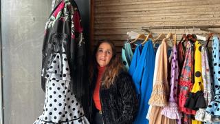Eva María XXX, dueña de una tienda de moda de Nervión.