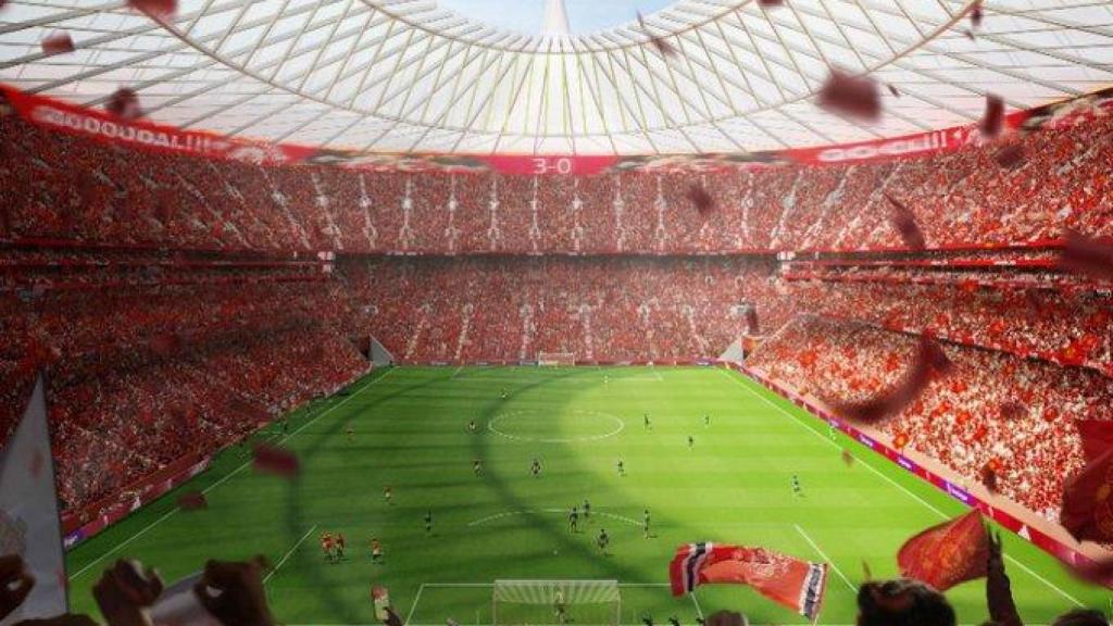 El nuevo estadio del Manchester United