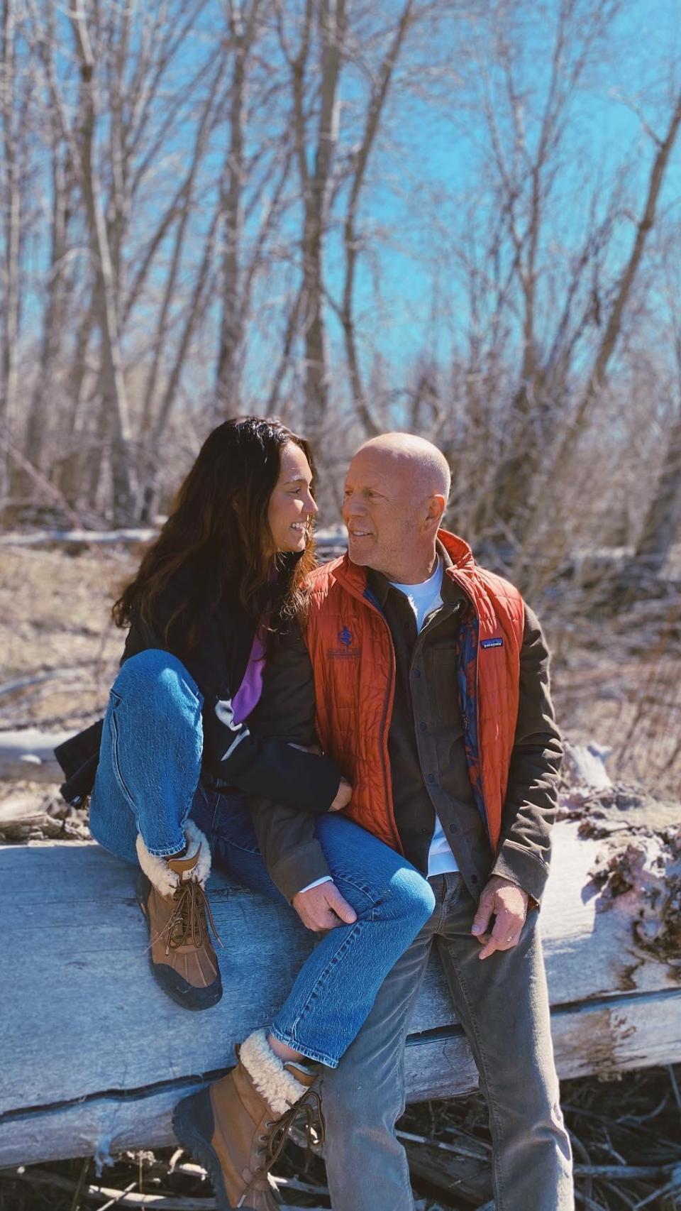 El matrimonio, enamorado, en una foto de las redes sociales.