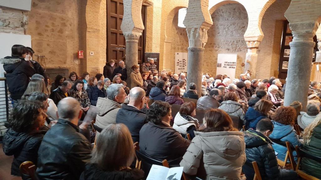El público llenó la toledana iglesia de San Sebastián.
