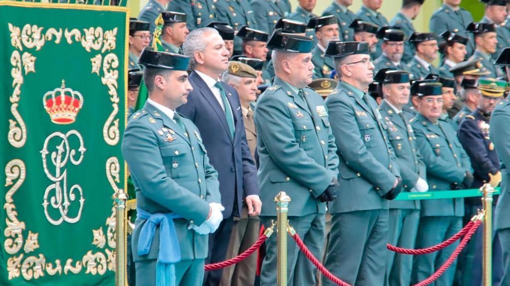 Imagen de la toma de posesión del nuevo jefe de la Comandancia de la Guardia Civil de Salamanca, Arturo Marcos