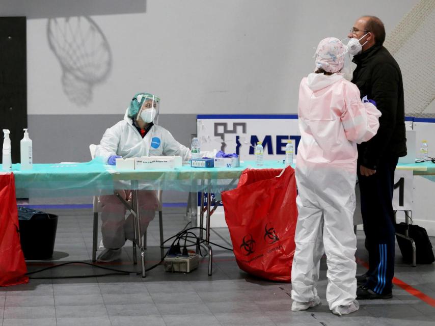 Un cribado masivo de Covid-19 en Valladolid.