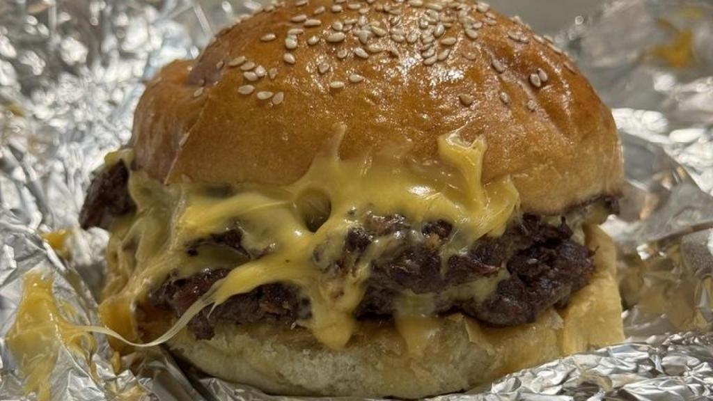 Hamburguesa 'Madrineta', de Argentinos Burger, en A Estrada (Pontevedra)