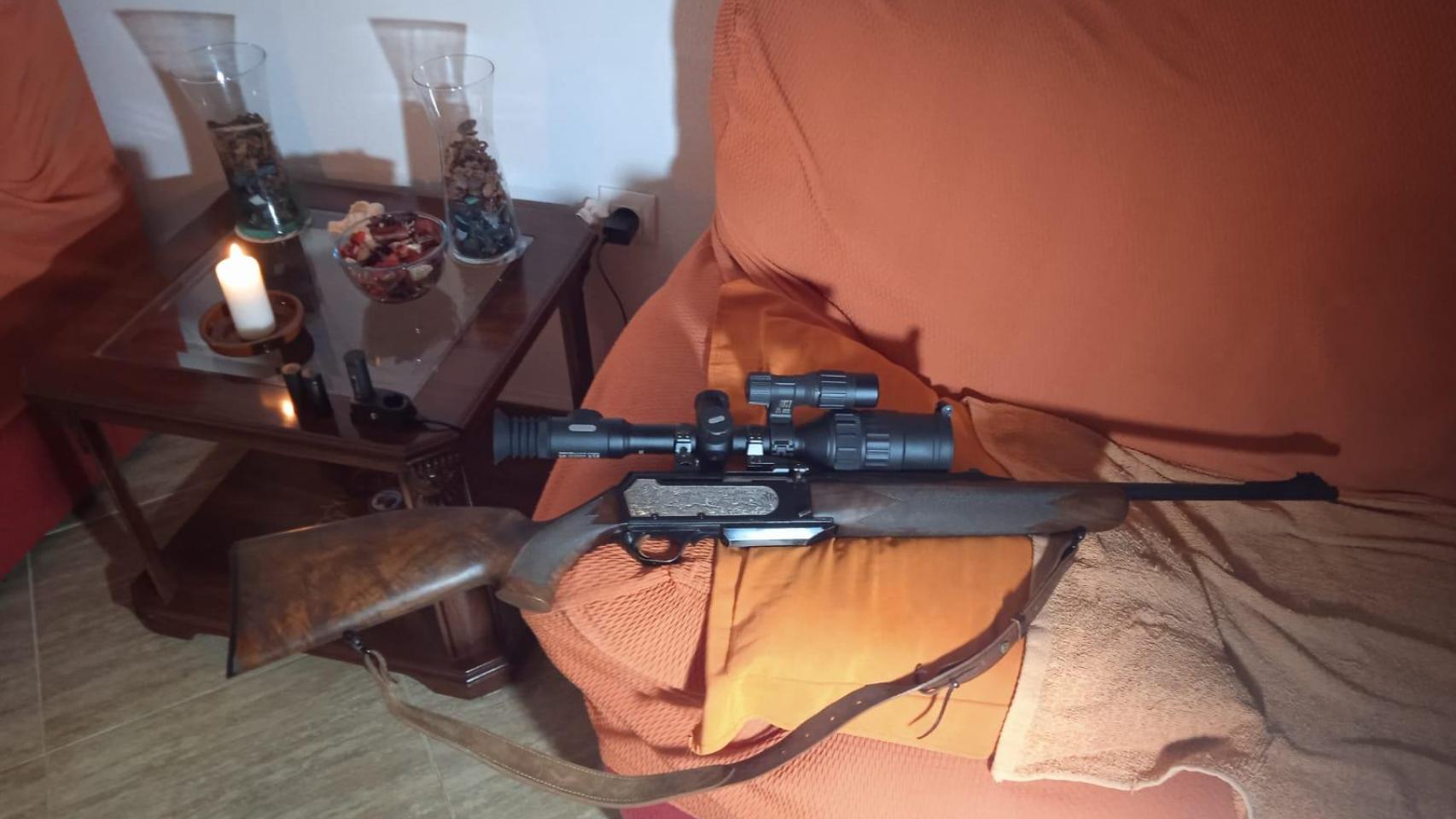 Uno de los rifles con los que Paco salía de caza.