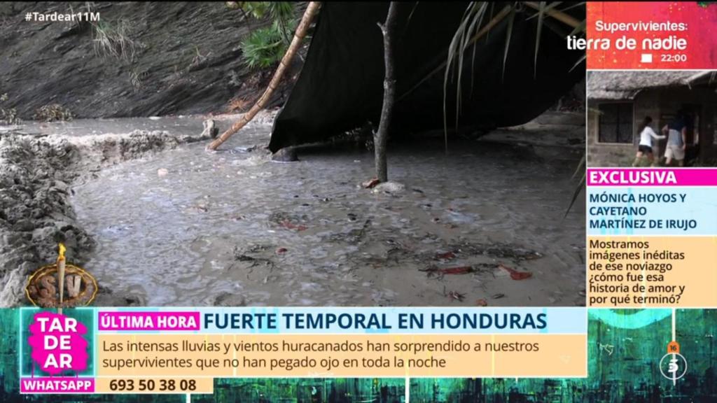 Primeras imágenes del temporal en 'Supervivientes'