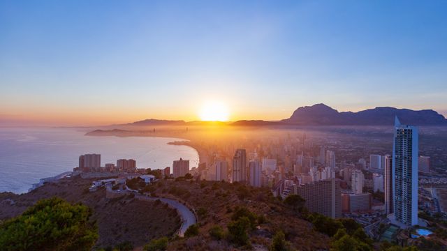Vistas de Benidorm, en una imagen de Shutterstock.