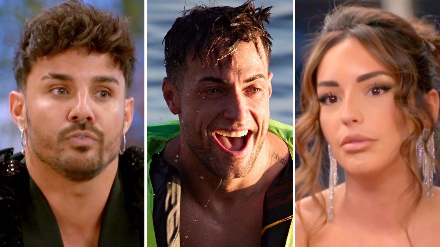 Manuel González, José Carlos Montoya y Anita Williams en un fotomontaje de BLUPER.