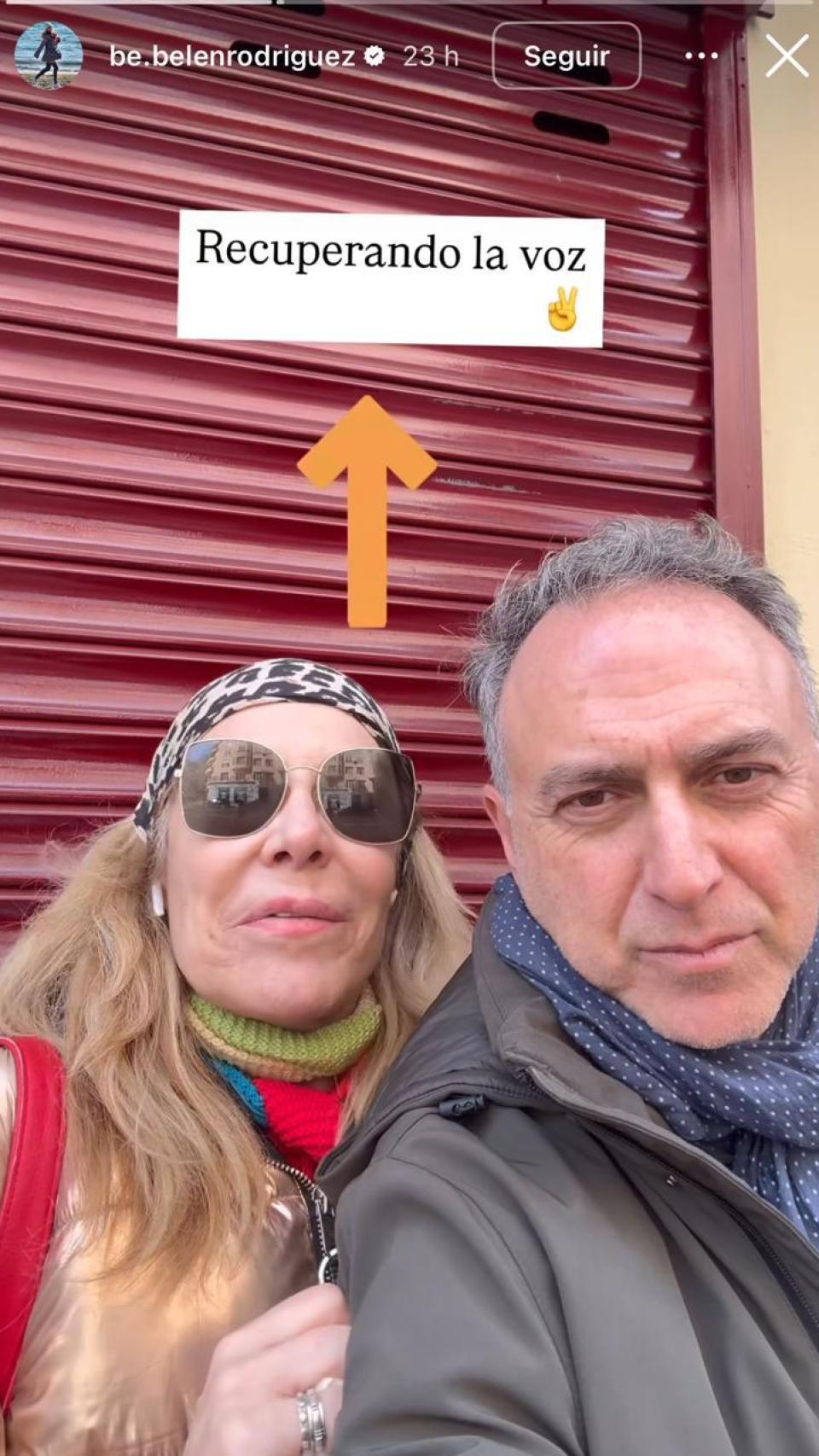 Belén Rodríguez actualiza sobre su estado de salud.