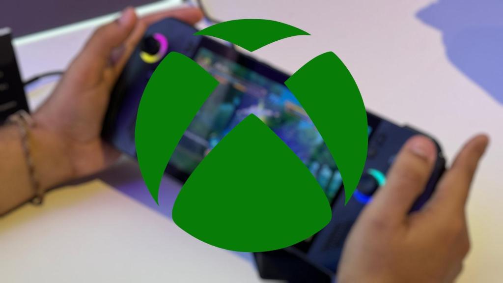 Icono de Xbox sobre la ROG Ally X