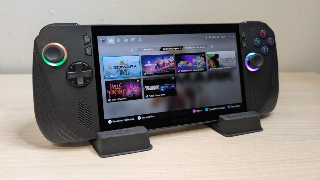 La pantalla de la ROG Ally X es nítida y con buenos colores