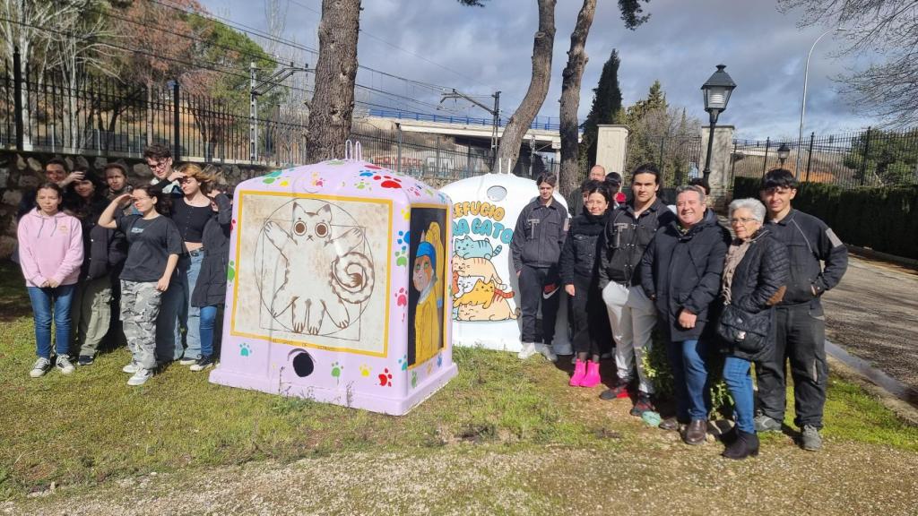 Uno de los iglús instalados en Valdepeñas (Ciudad Real).