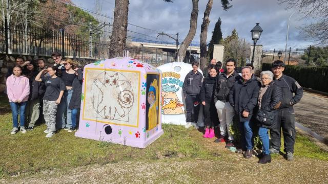 Uno de los iglús instalados en Valdepeñas (Ciudad Real).