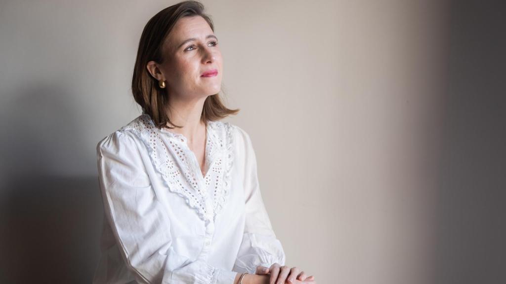 María Hernández-Mora, en un momento de la entrevista.