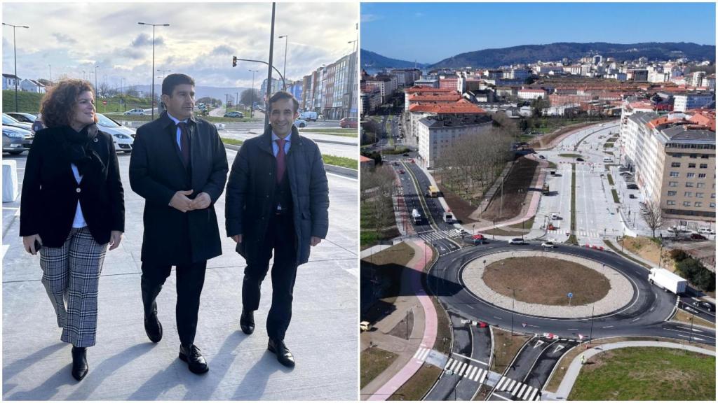 Inauguración del primer tramo de la avenida das Pías