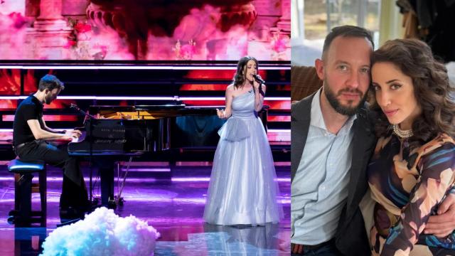 Antonio López y Teresa Rodríguez, a su paso por el programa televisivo 'Tierra de talento'.