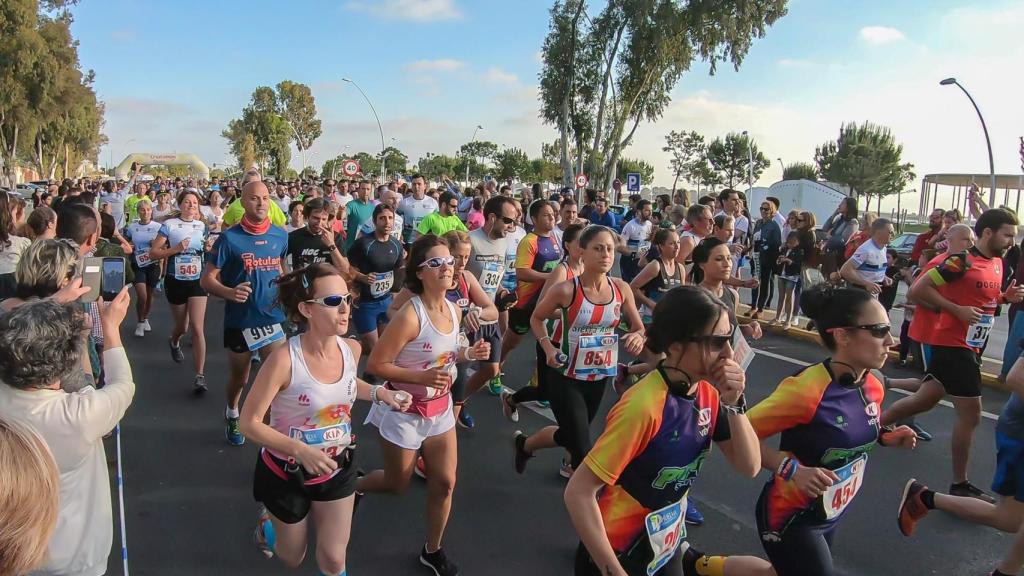 Imagen de archivo de una carrera solidaria