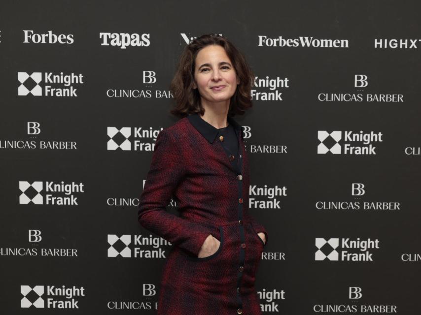 Laurence Debray, posando en el photocall, este pasado martes.