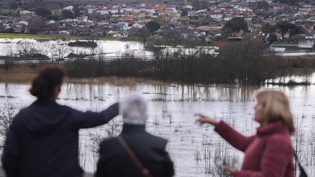 Inundaciones en la localidad toledana de Escalona. Foto: 112 CLM.