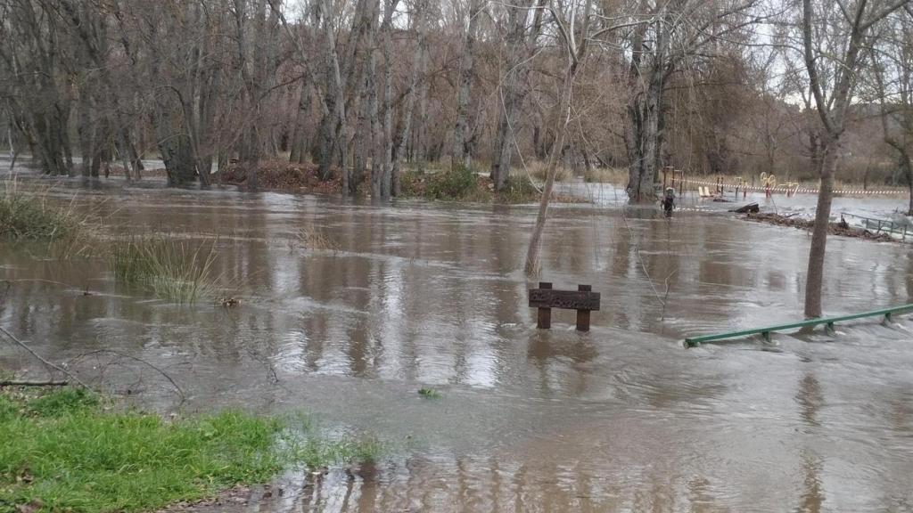 Daños provocados por las lluvias en la provincia de Guadalajara.