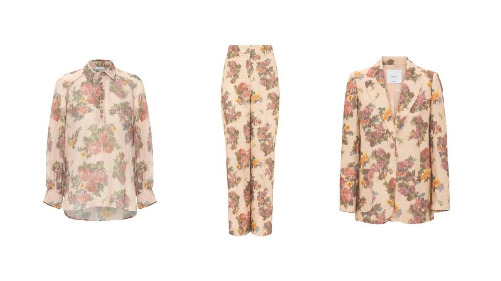 El estampado floral es otra de las apuestas de esta colección cápsula.