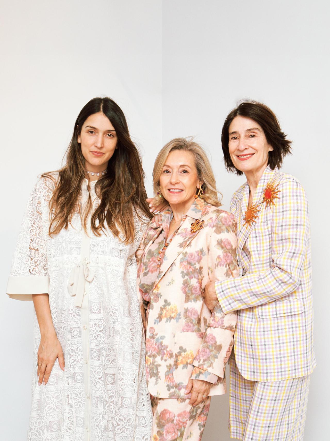 Valentina Suárez Zuloaga, Elena Fraguas y Margarita Ruyra de Andrade.