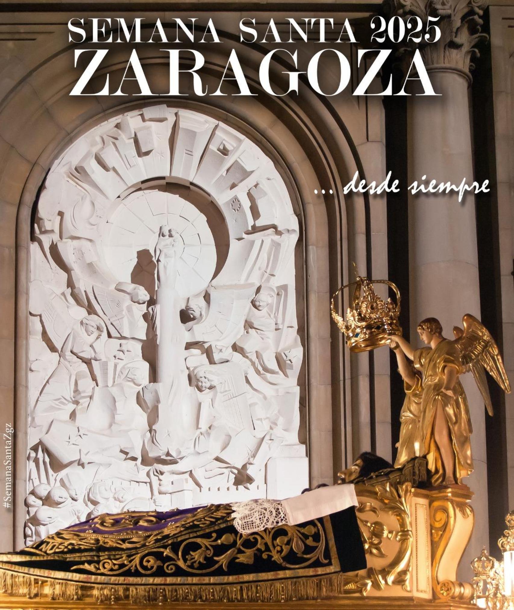 El cartel de Semana Santa en Zaragoza este 2025.