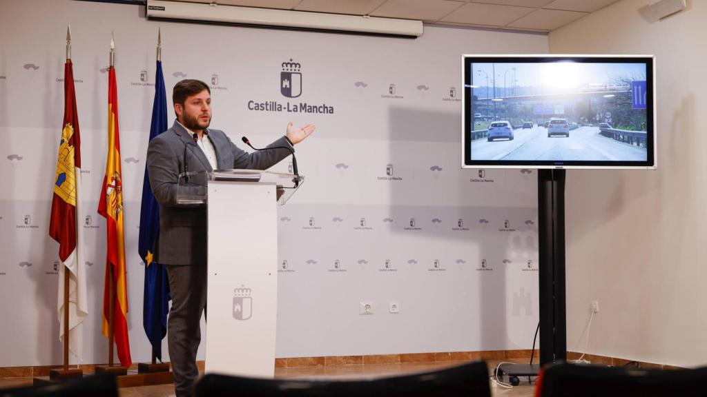 Nacho Hernando en rueda de prensa.