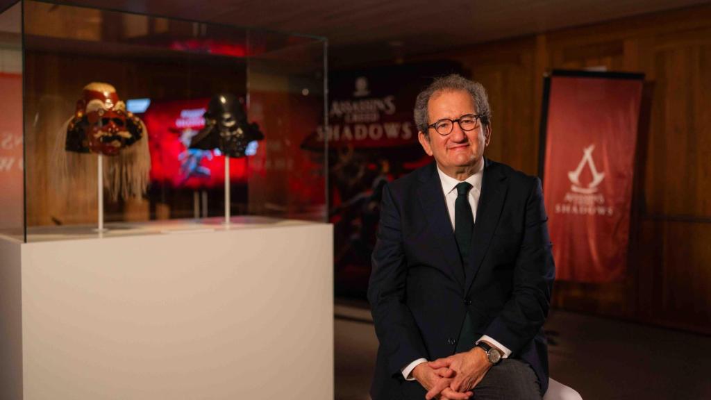 Álvaro Soler del Campo, Jefe del Departamento de la Real Armería del Palacio Real de Madrid, durante la presentación. Foto: vsmphotoevents