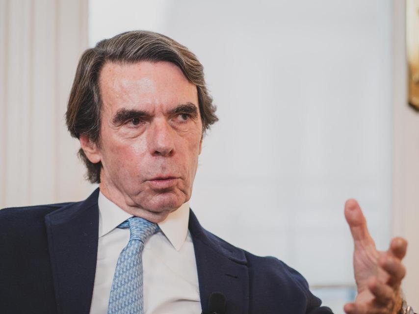 El expresidente José María Aznar, durante la entrevista concedida el pasado fin de semana a EL ESPAÑOL.