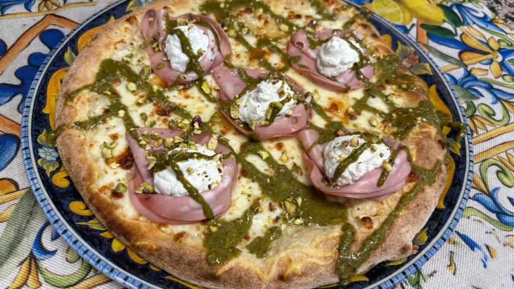 Pizza Dolce Pistacchio.