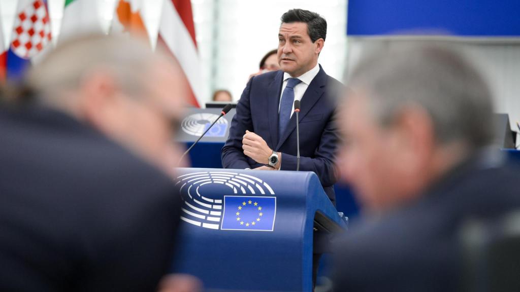 El portavoz adjunto de la delegación española del Partido Popular, Raúl de la Hoz, en el Europarlamento