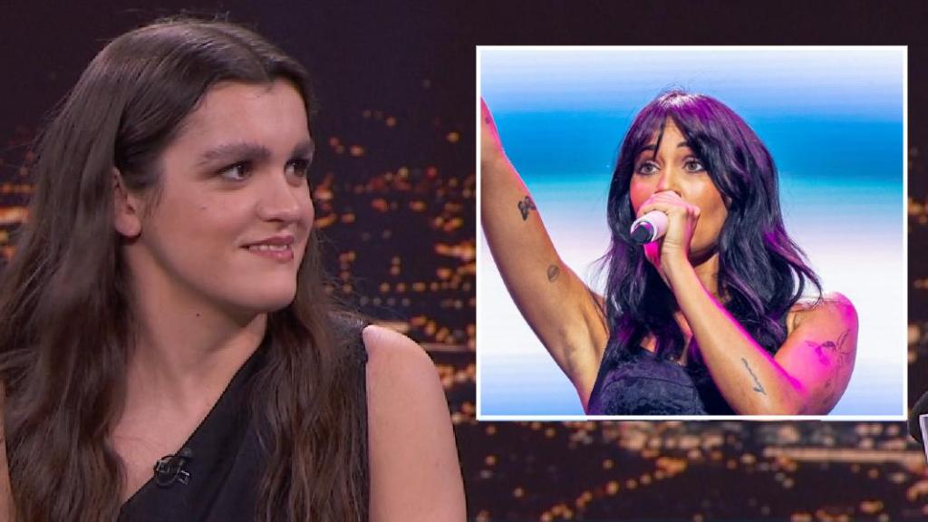 Amaia Romero y Aitana Ocaña, en un fotomontaje realizado por BLUPER.