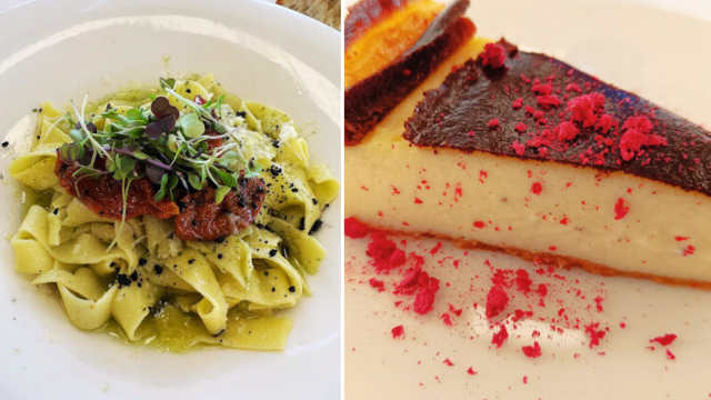 Platos del restaurante La Torre.