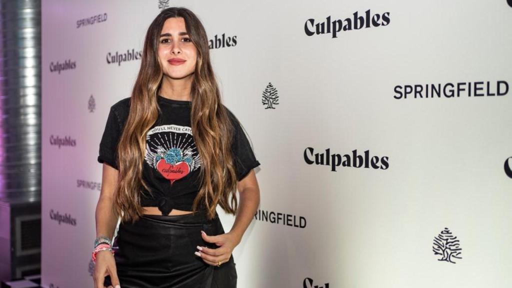 Mercedes Ron, autora de la trilogía 'Culpables', en el evento privado de Springfield para presentar su colección