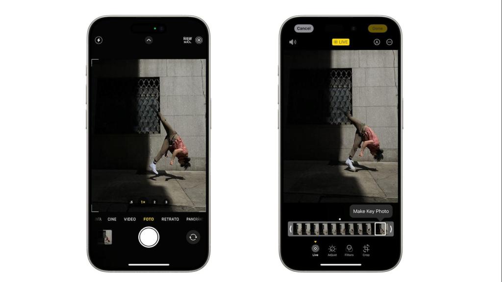 Live Photos en iPhone
