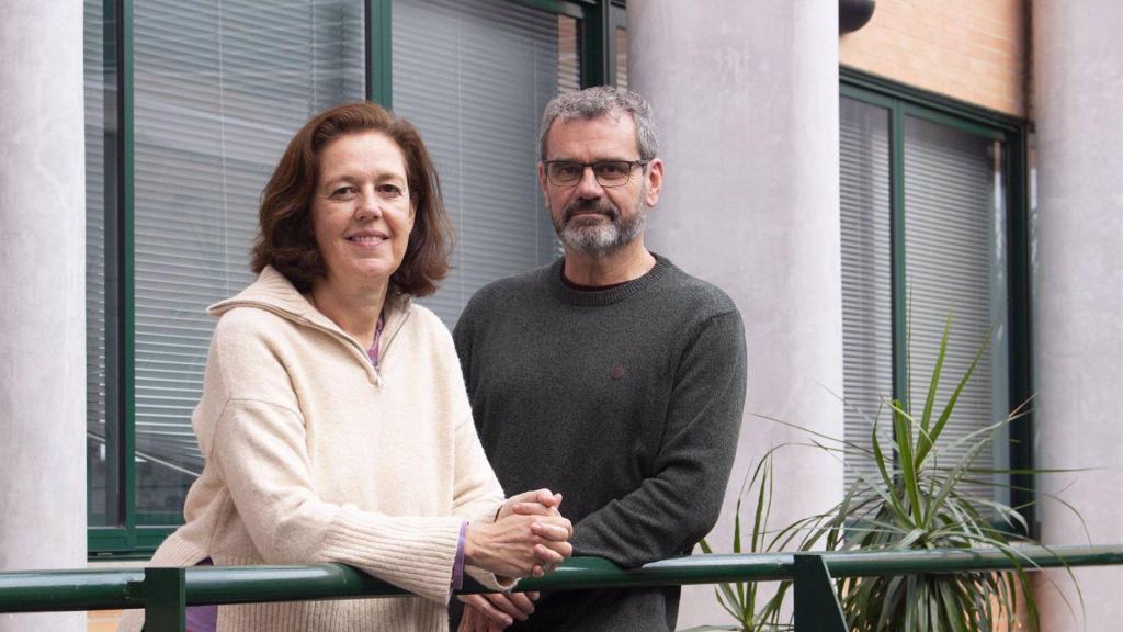 Inés Canosa y Amando Flores, investigadores del hallazgo.