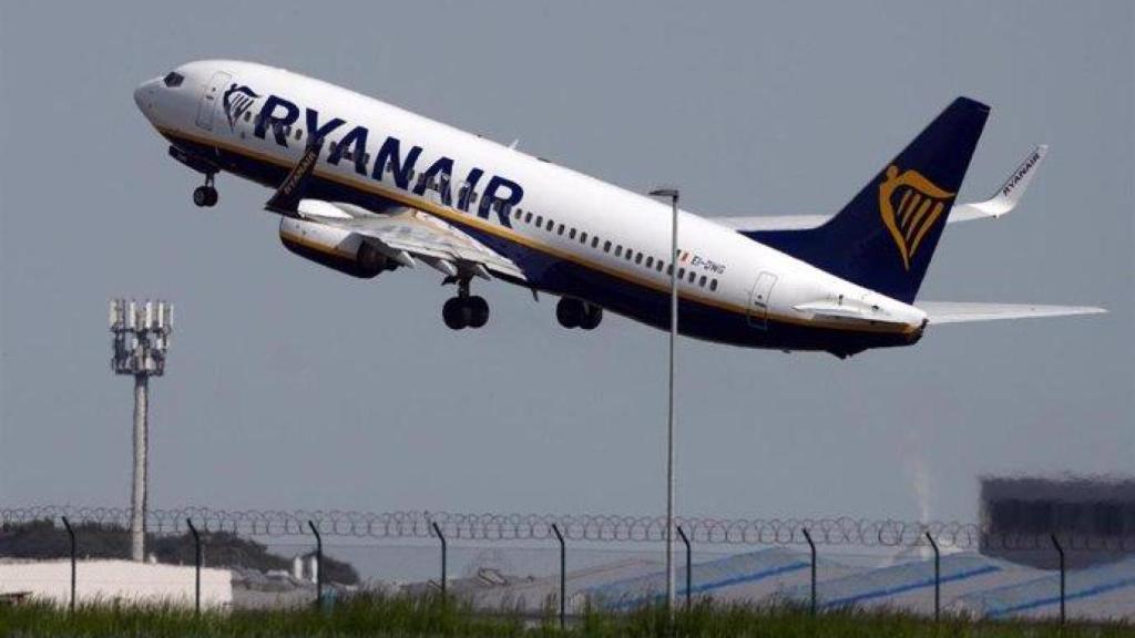 Imagen de archivo de un avión de la compañía Ryanair.