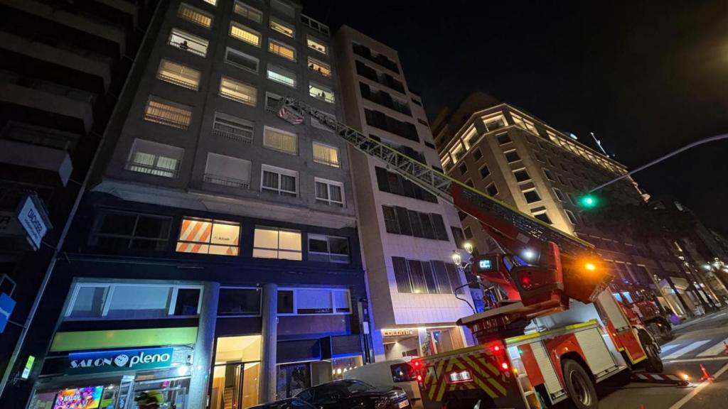 Intervención de los bomberos en Colón, 9.