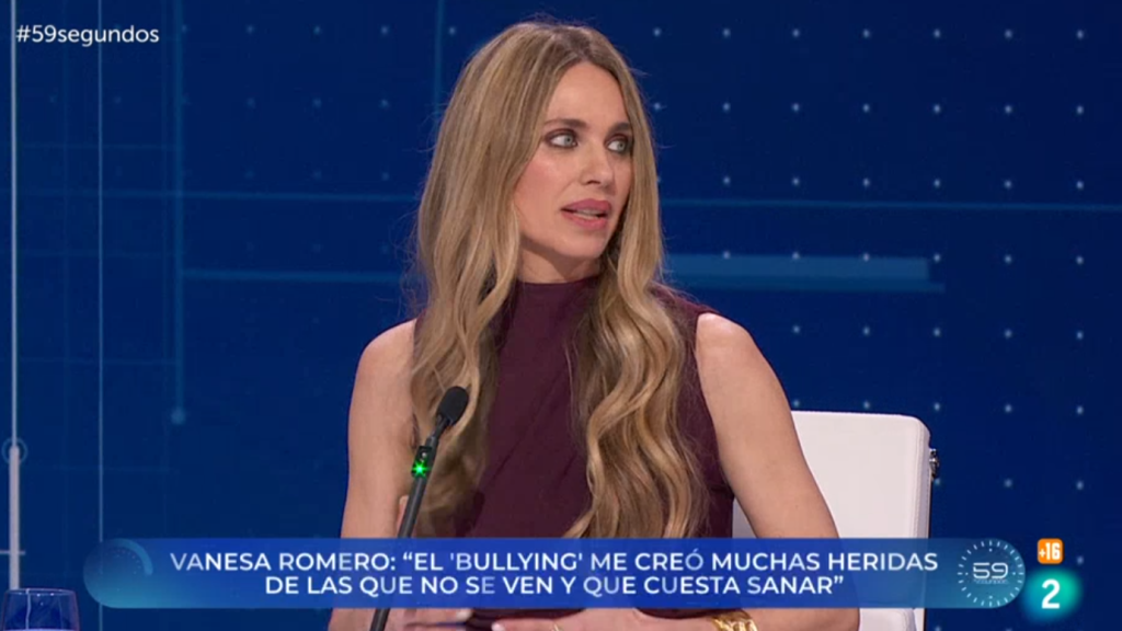 Vanesa Romero también sufrió acoso escolar, como relató en '59 segundos'.