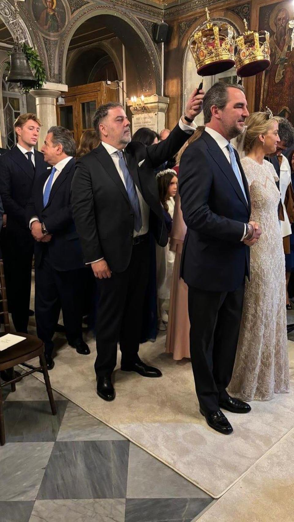 Pablo de Grecia, sobrino de la reina Sofía, se casó con Chrysi Vardinogiannis el pasado mes de febrero en Atenas.