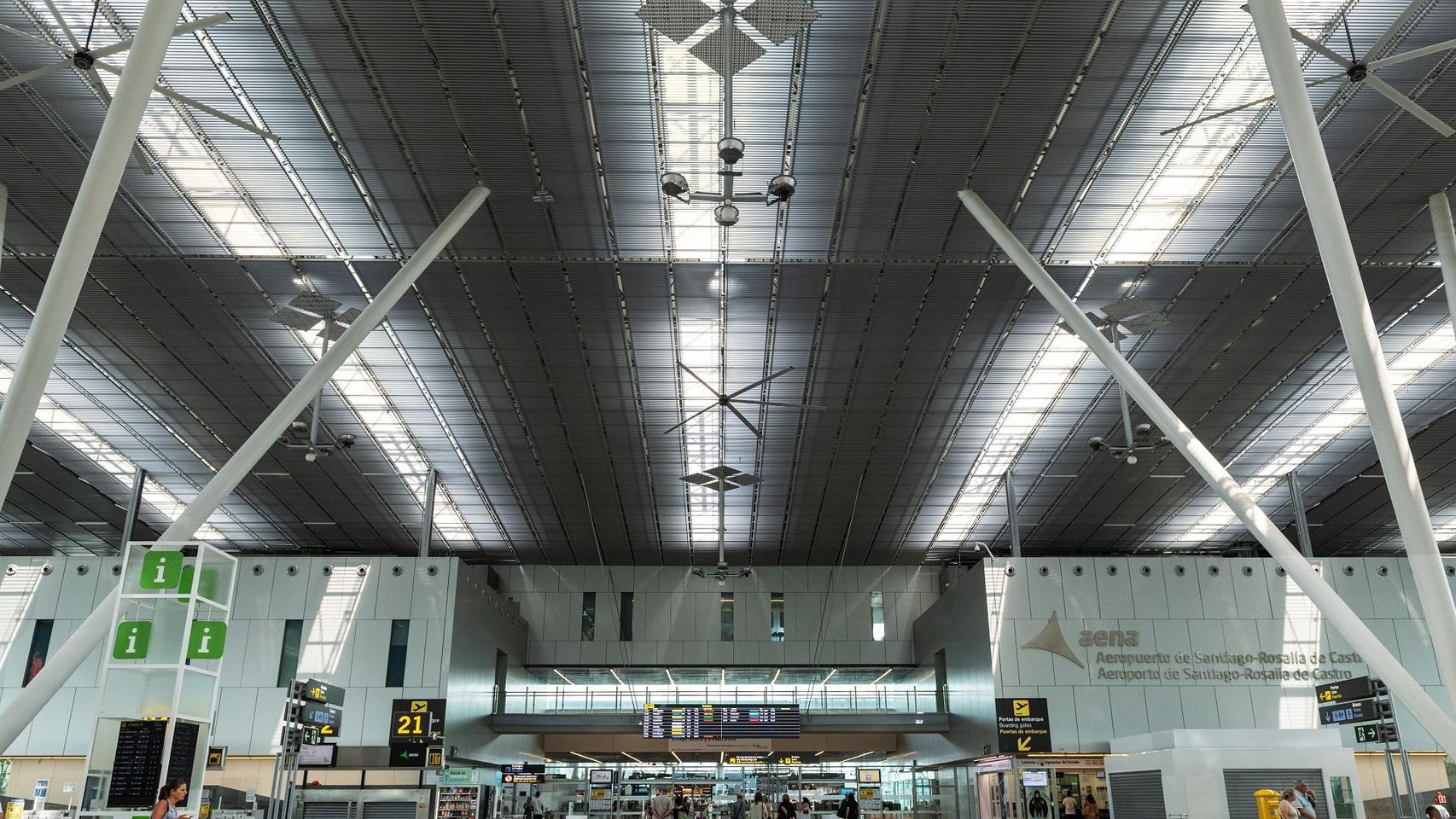 El aeropuerto de Santiago de Compostela, en una foto de archivo.