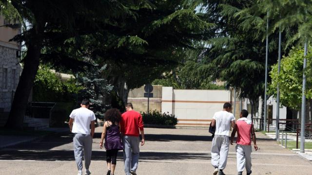 El patio del centro de menores Zambrana, en Valladolid