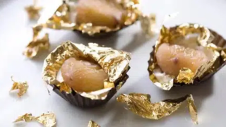 Castañas en almíbar