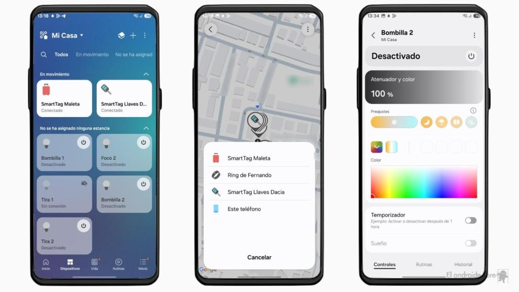 Interfaz de SmartThings